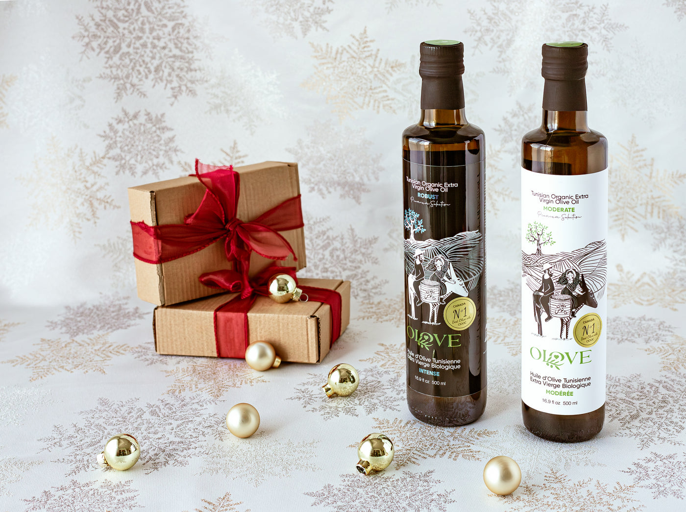 Moderate & Robust olive oil pack 2x500ml – OLOVE Tunisia